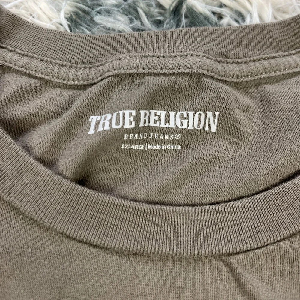 True Religion Men's Green Graphic T-Shirt Size 2XL
